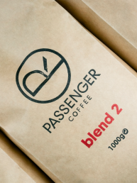 a picture of passenger coffee's blend2 coffee bag with 1000g size